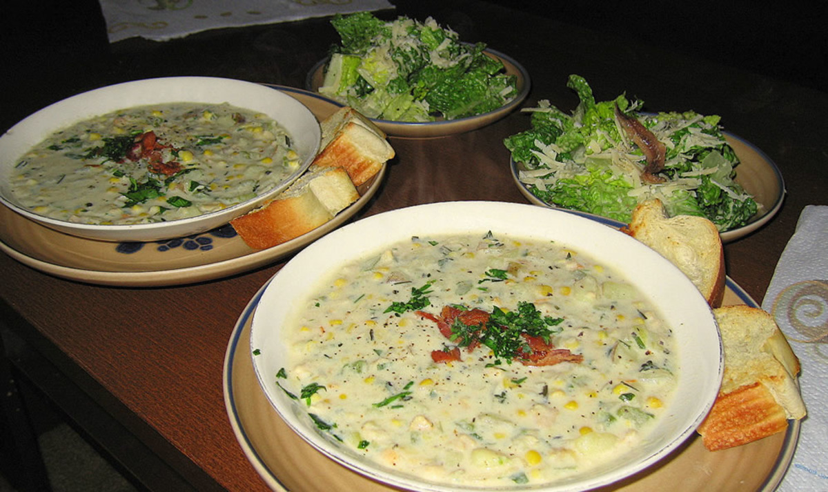 New England Clam and Corn Chowder With Herbs image