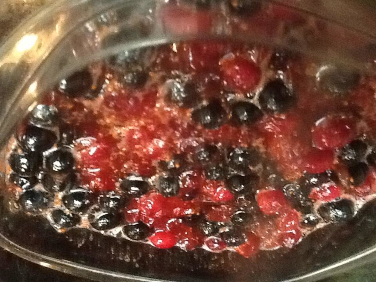 Blueberry-Cranberry Sauce image