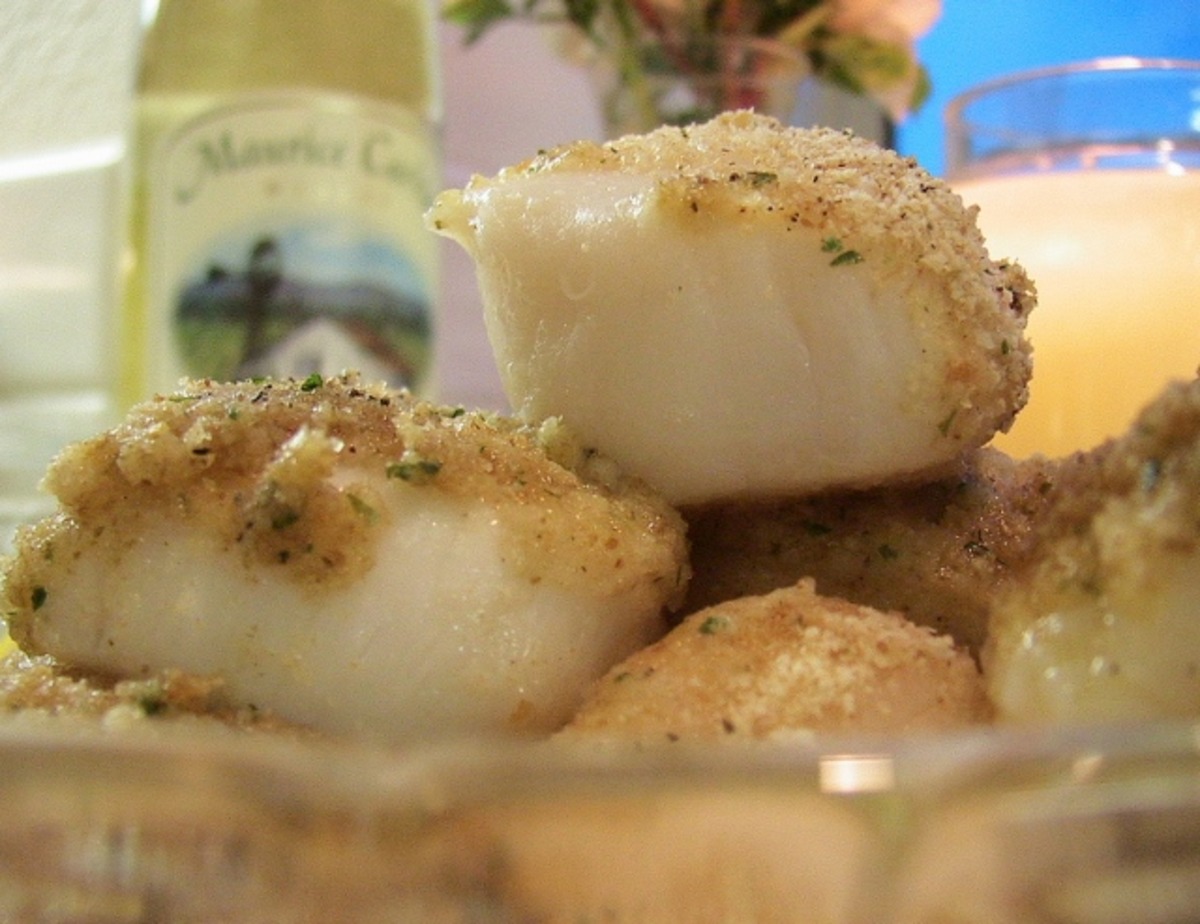 Jumbo Baked Diver Scallops Recipes recipe