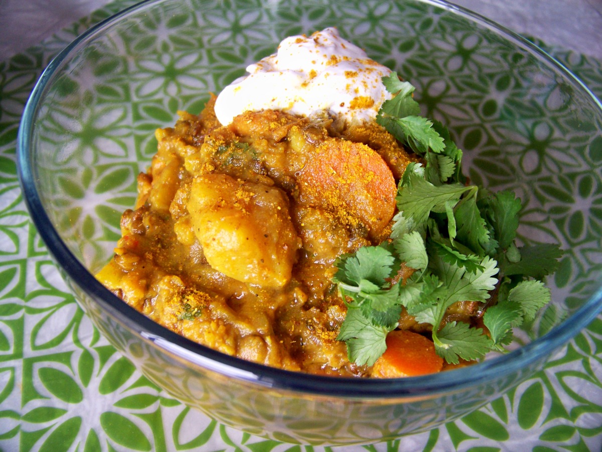 Spicy Root Vegetable & Lentil Casserole Recipe