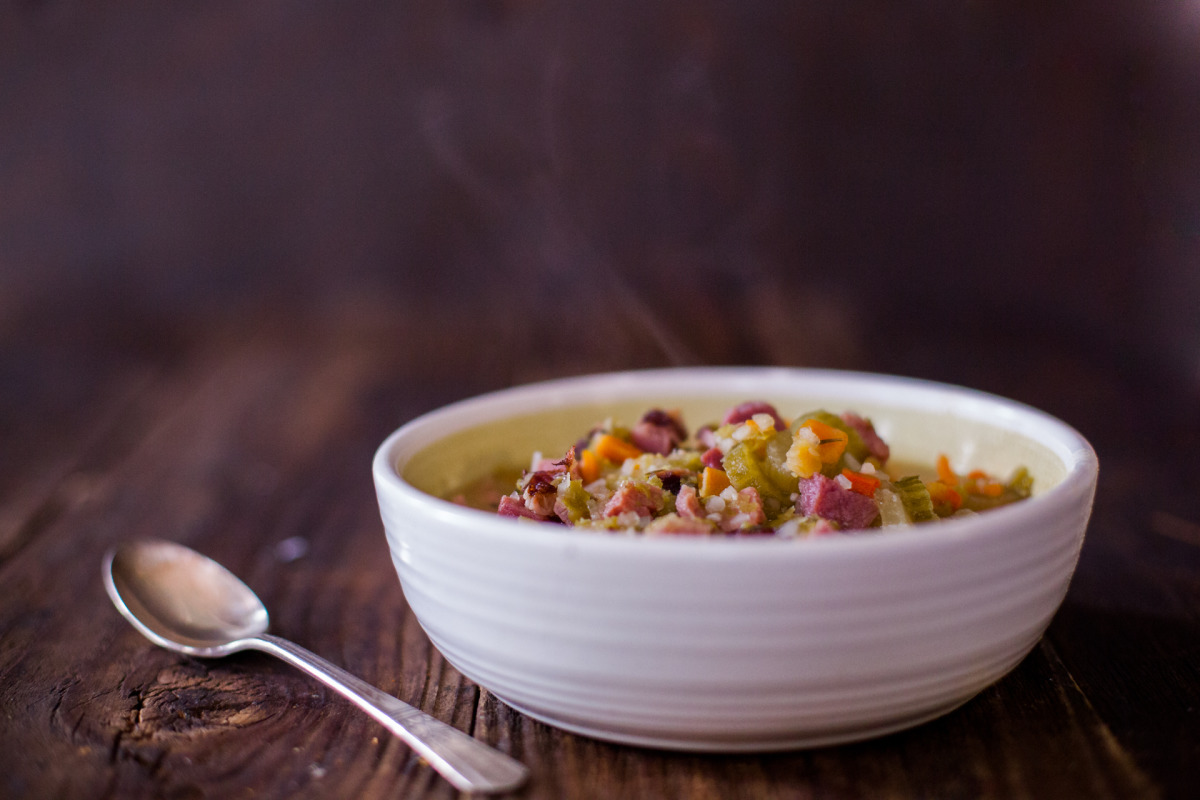 Ham Hock Split Pea Soup-image