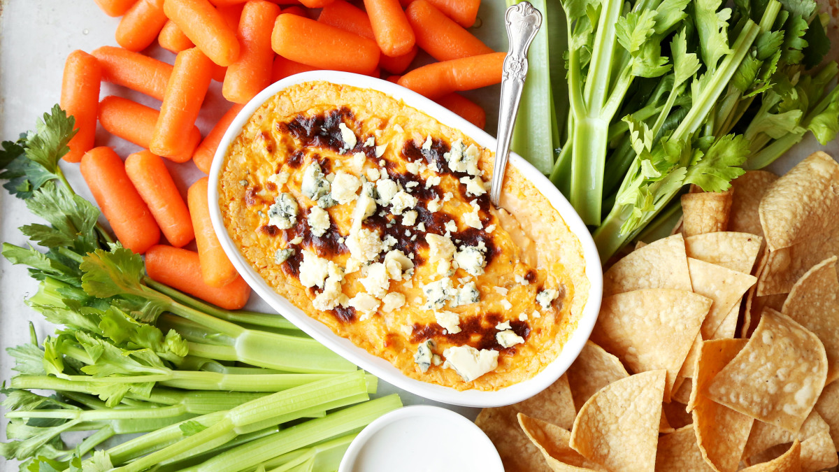 Buffalo Chicken Dip Food Network Frank S Redhot Buffalo Chicken Dip Recipe Food Com