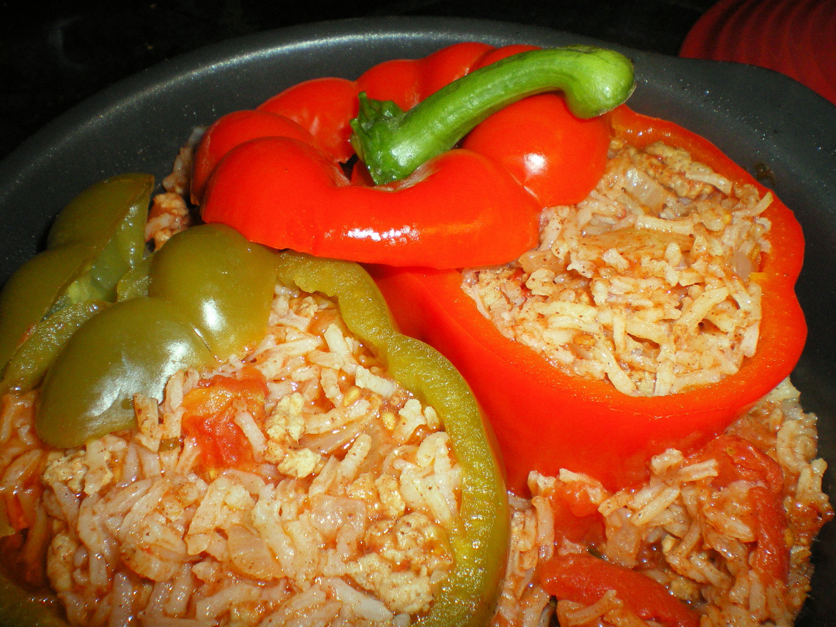 Yemista (Greek Stuffed Peppers)_image