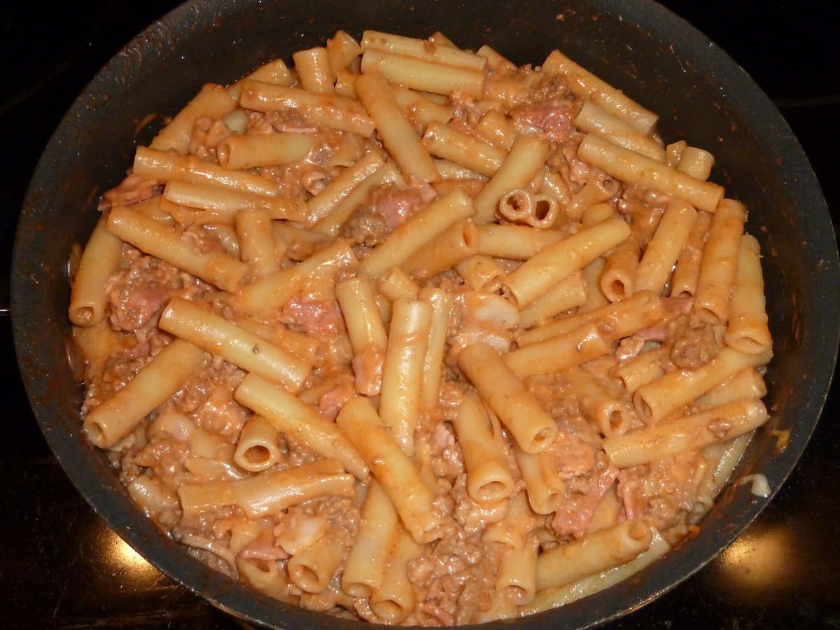 Bacon Cheeseburger Pasta