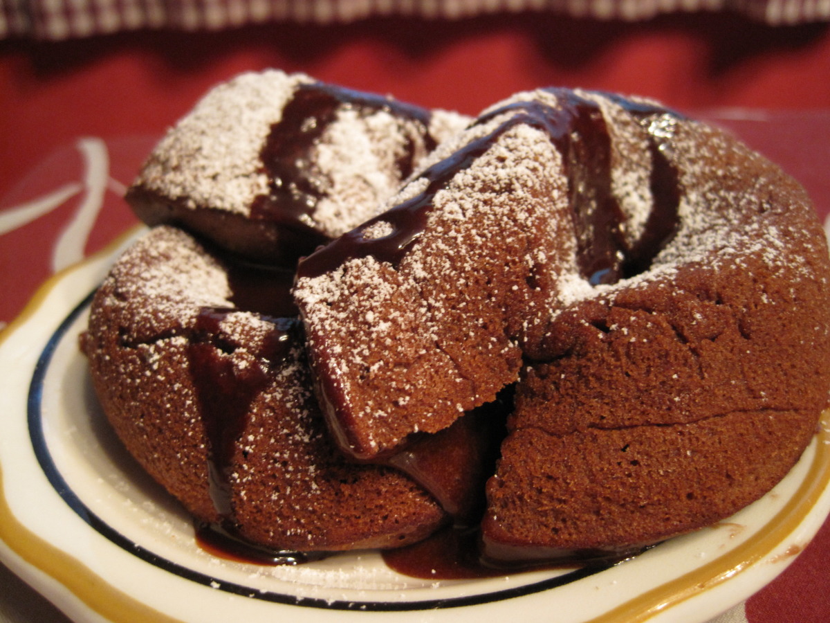 Food Network Molten Chocolate Cake Recipe Food Com
