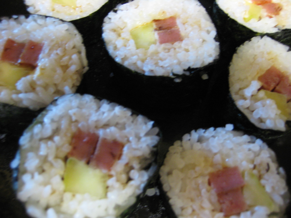 Spam Sushi Maki Rolls_image