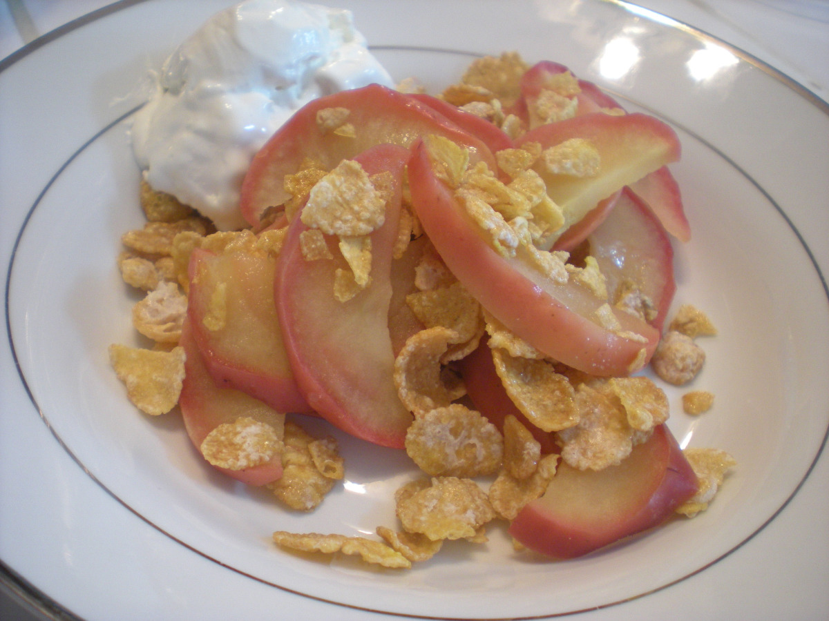 Diet Apple Pie Ala Mode cobbler Recipe