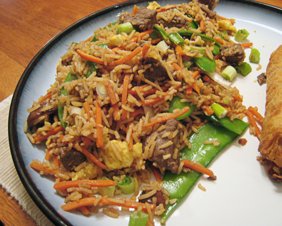 Steak & Shiitake Fried Rice Recipe