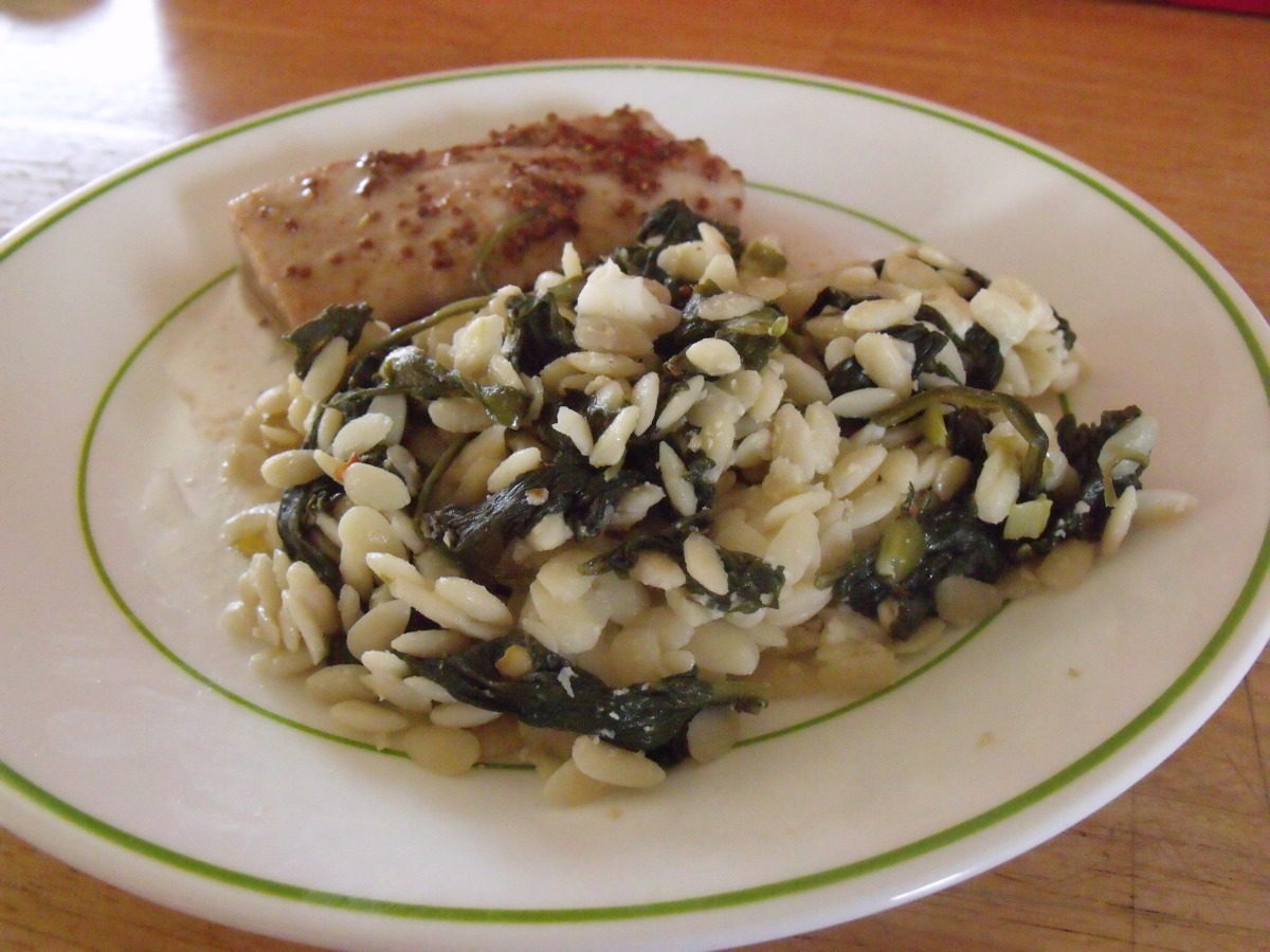 Spinach Feta Orzo-image