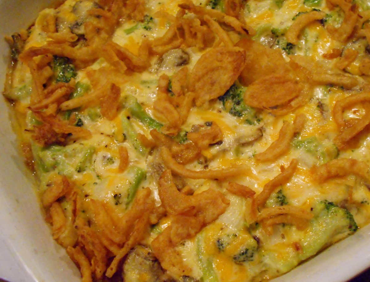 Broccoli & Mushroom Casserole Recipe