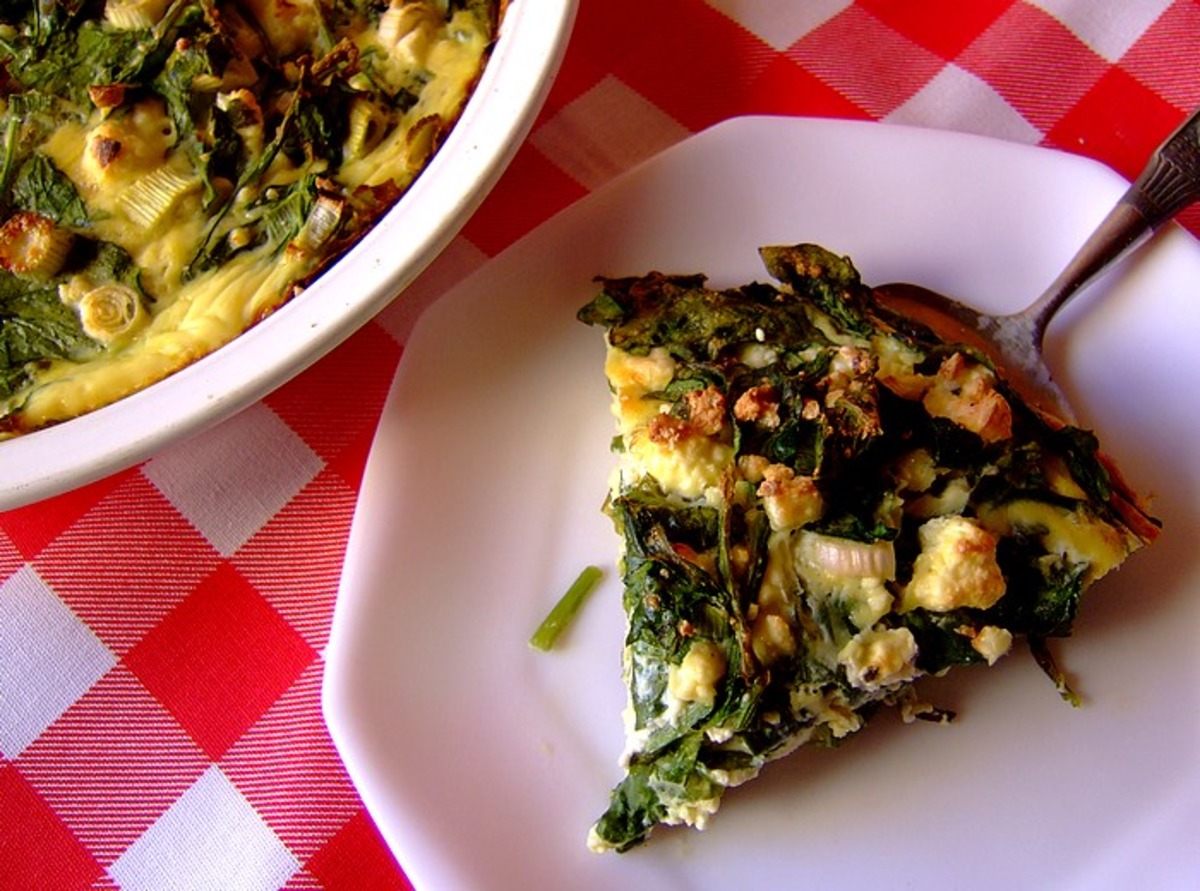 Very Rustic Spinach and Feta Tart image