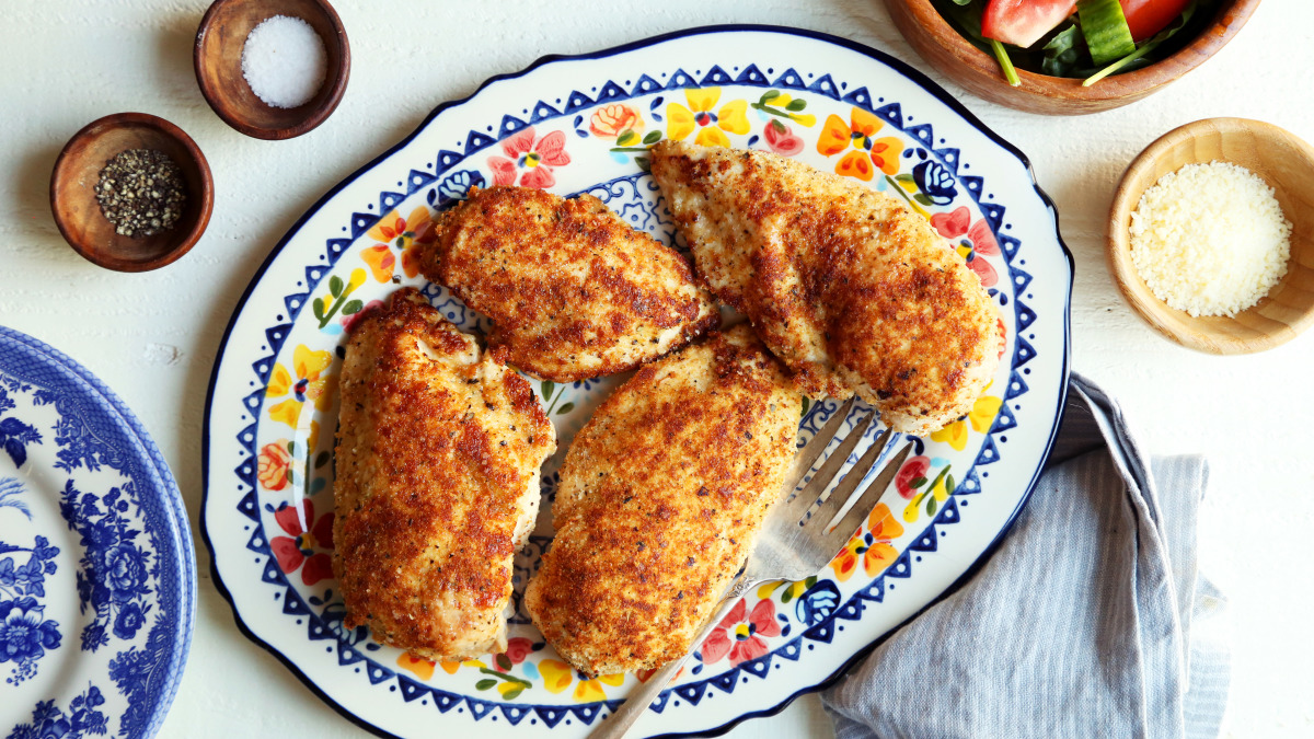 Keto Breaded Chicken Cutlets Recipe, Food Network Kitchen