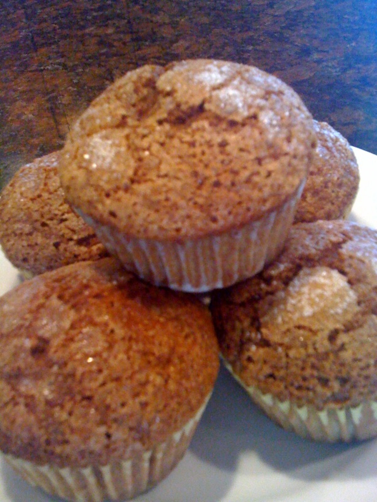 Holiday Gingerbread Muffins