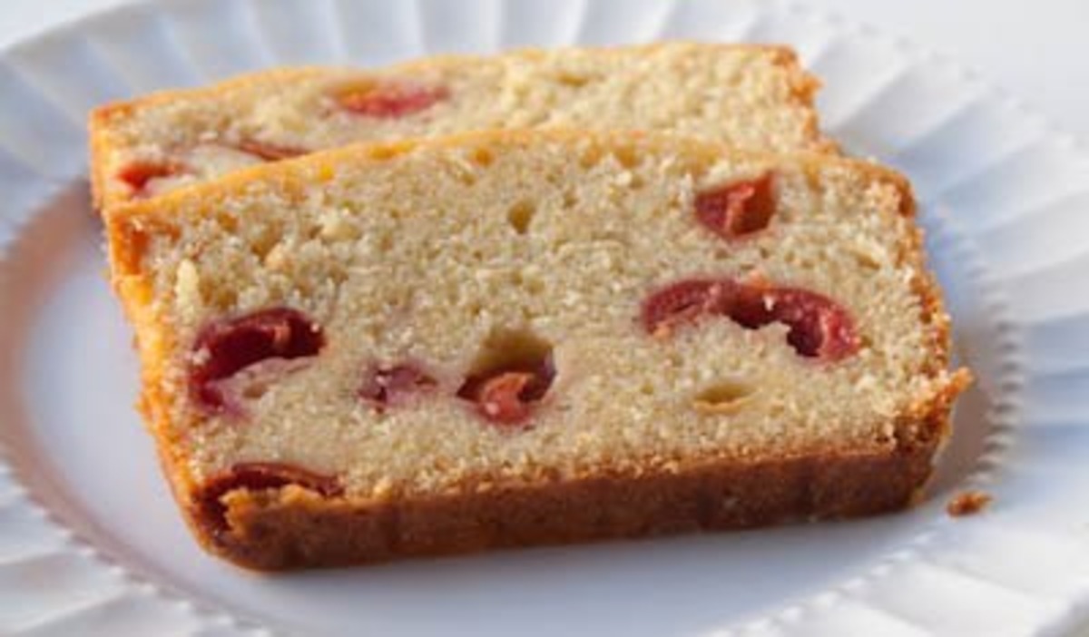 Cherry Sponge Cakes Lunch Crumb Madeira Cake Photo Background And Picture  For Free Download - Pngtree