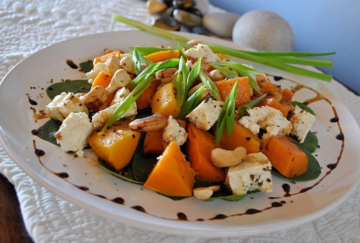 Best Butternut Pumpkin Squash Roasted Hazelnut And Feta Salad Recipes