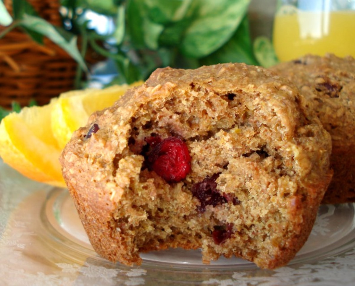 Cranberry Orange Bran Muffins image