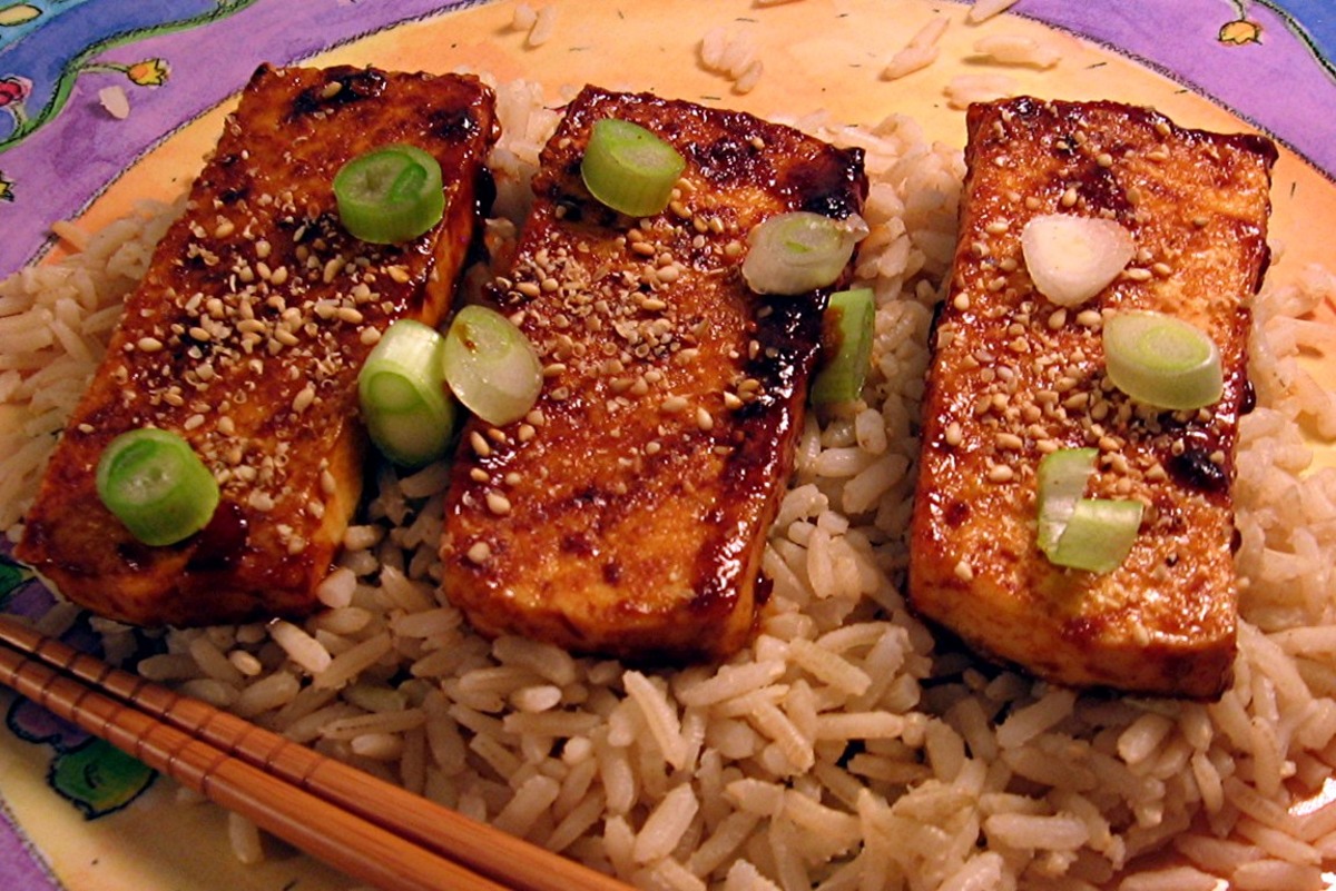 Crispy Tofu With Sweet & Tangy Glaze