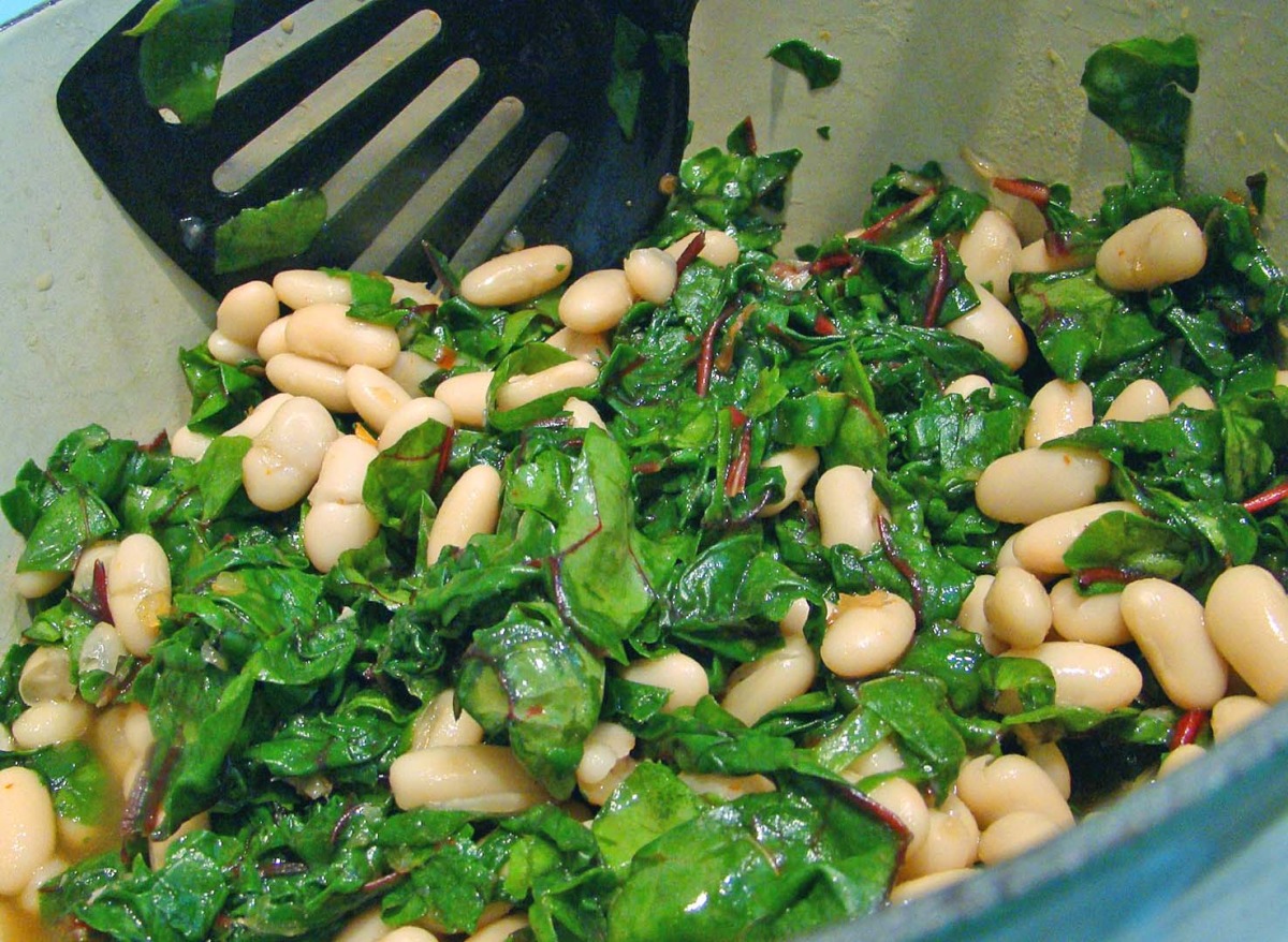 Spicy Swiss Chard & Beans_image