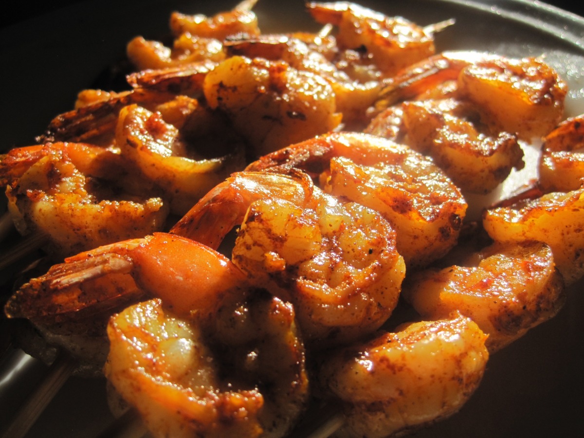 Spicy Grilled Shrimp Skewers_image