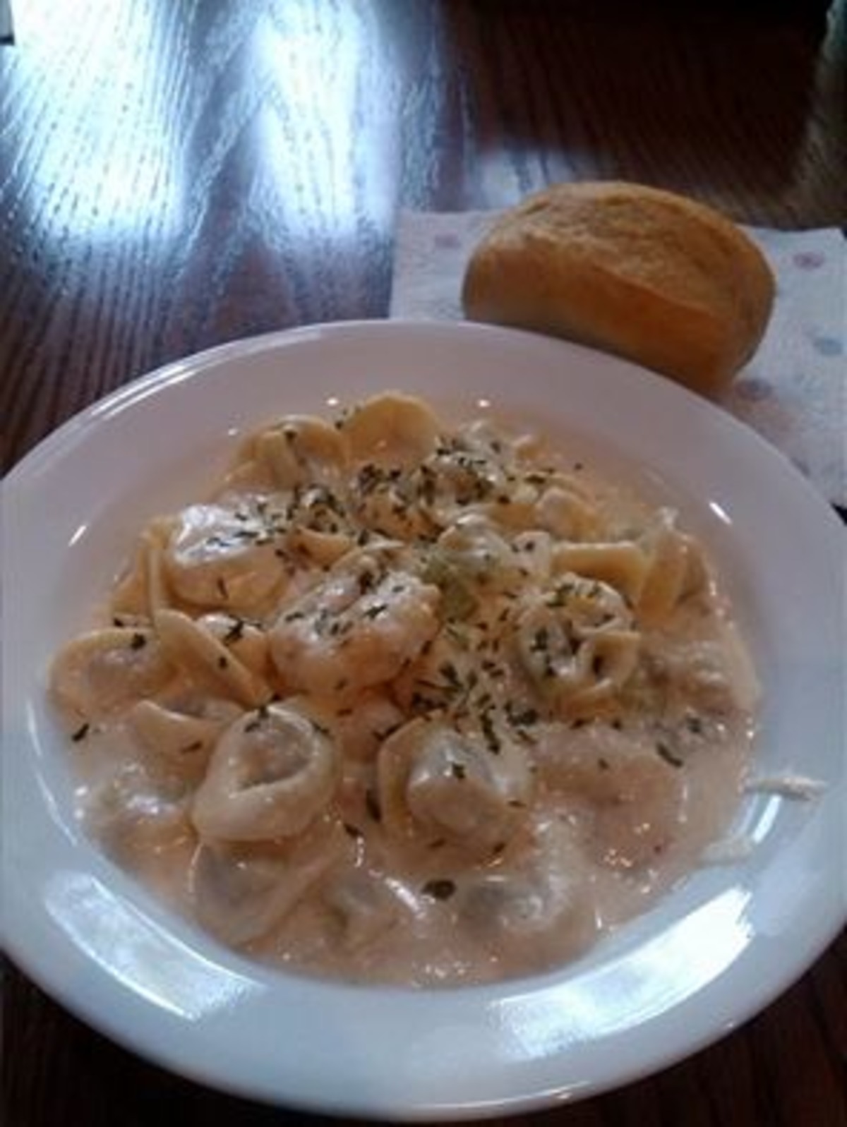 Bob S Tortellini And Shrimp In Alfredo Sauce Recipe Food Com