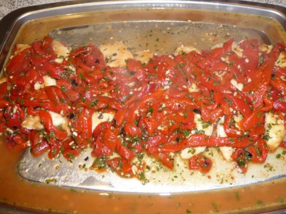 Chicken Breasts With Roasted Red Peppers