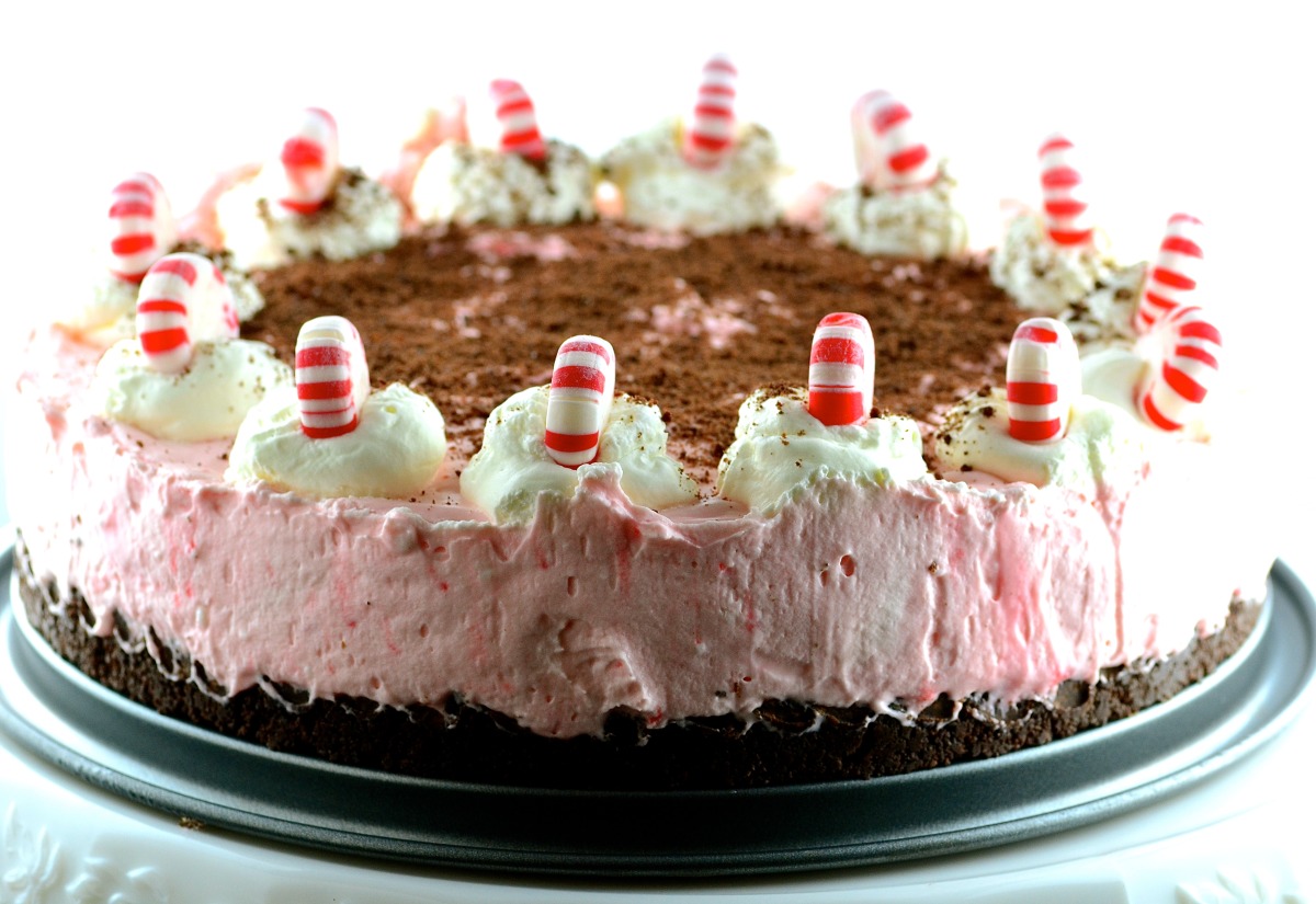 No-Bake Frozen Peppermint Cheesecake image