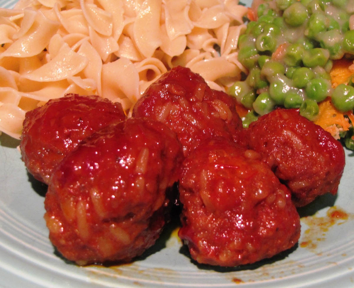 Momz's Sweet and Sour Meatballs image