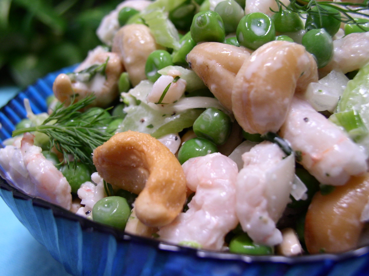 Cashew, Shrimp &amp; Pea Salad-image