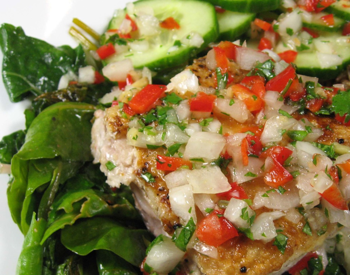 Best Sauteed Fish With Thai Coriander Chili Sauce Recipes