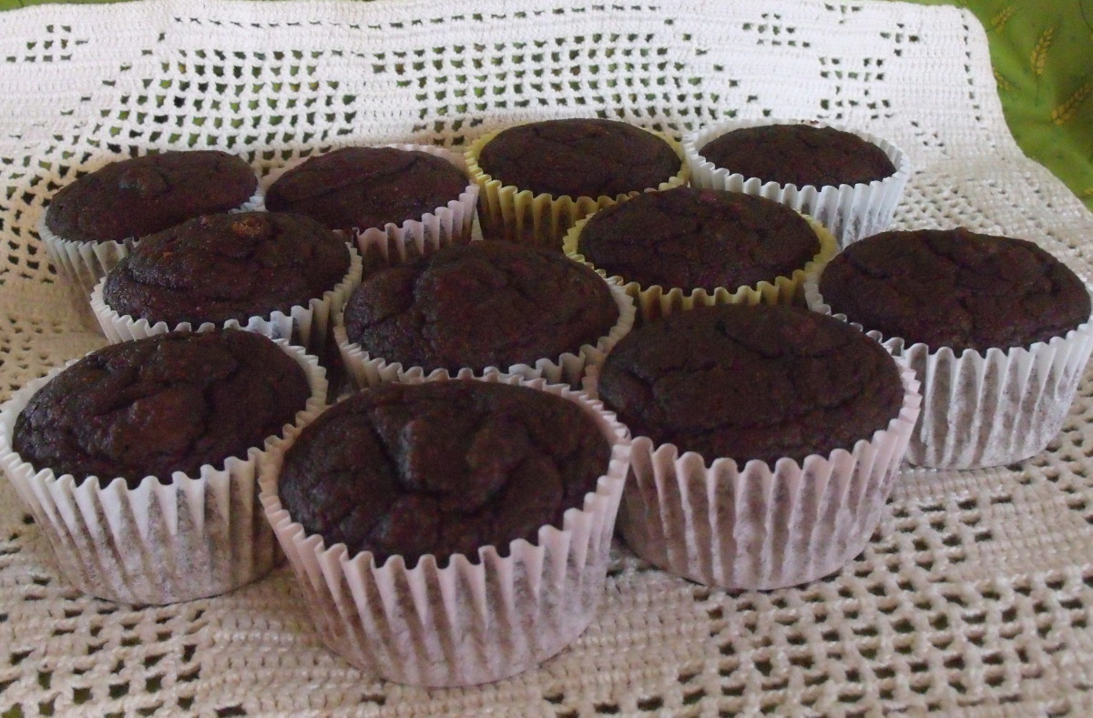 Chocolatey Delight Pumpkin Oat Muffins