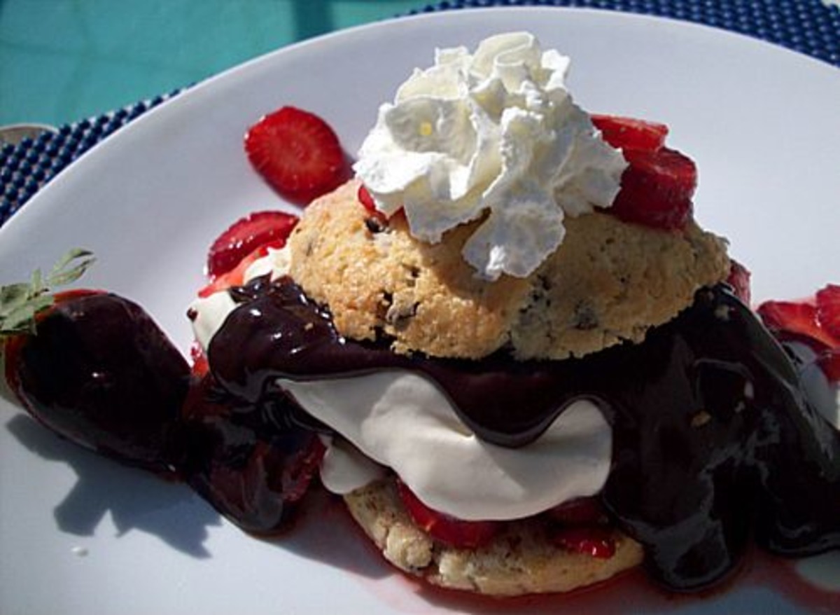 Chocolate-Covered Strawberry Shortcake