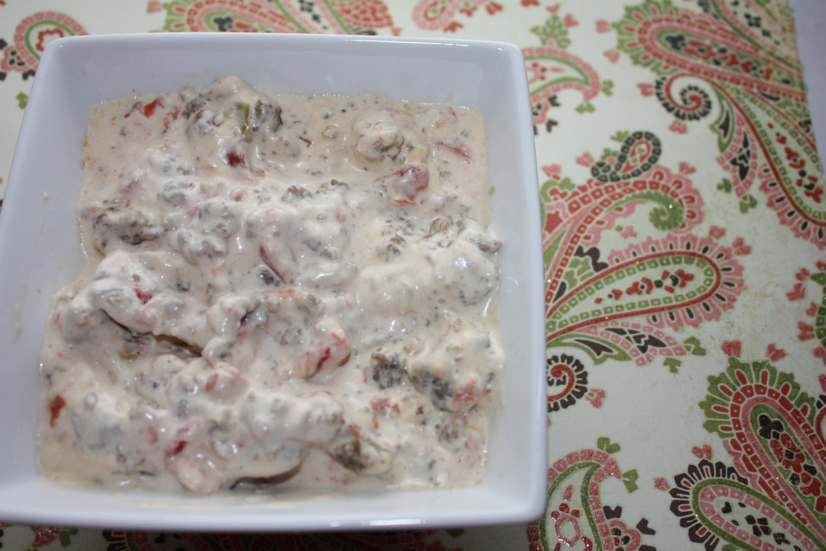 Crock Pot Cream Cheese & Sausage Dip image