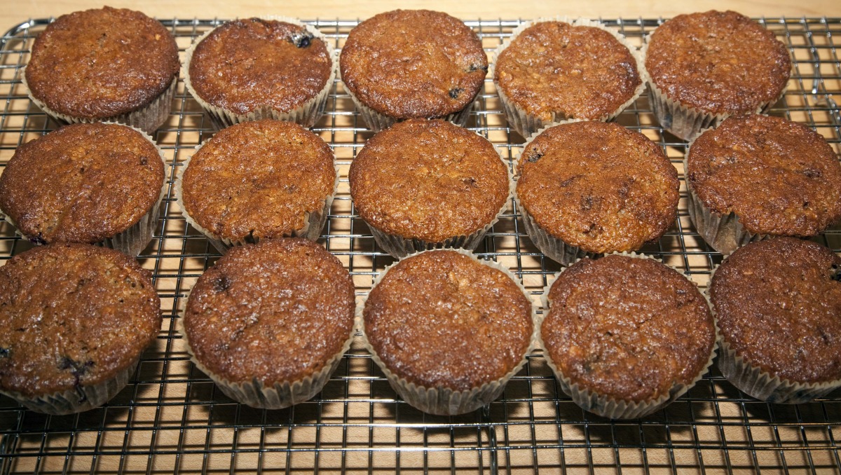 Blueberry Oat Muffins_image