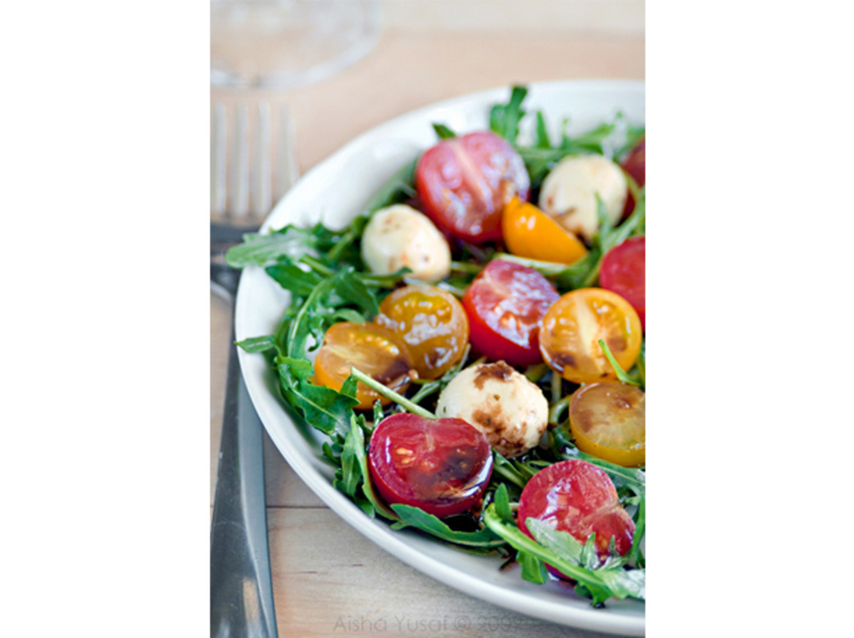 Fresh Mozzarella & Tomato Salad With Balsamic Vinaigrette image