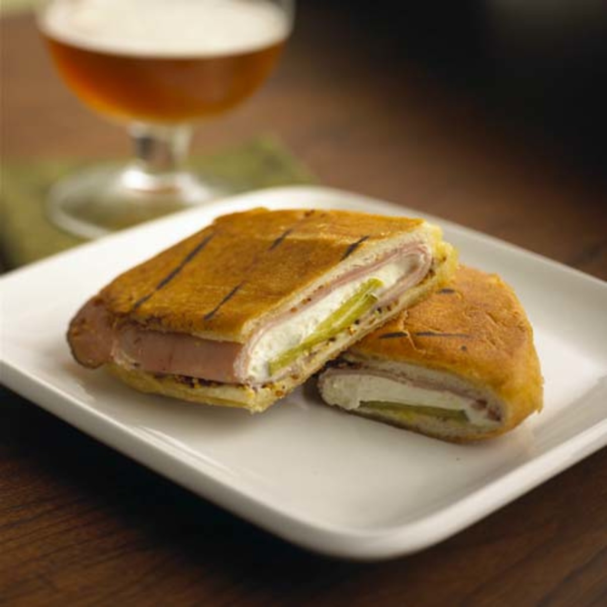 Cuban Sandwich With Fresh Goat Cheese-image