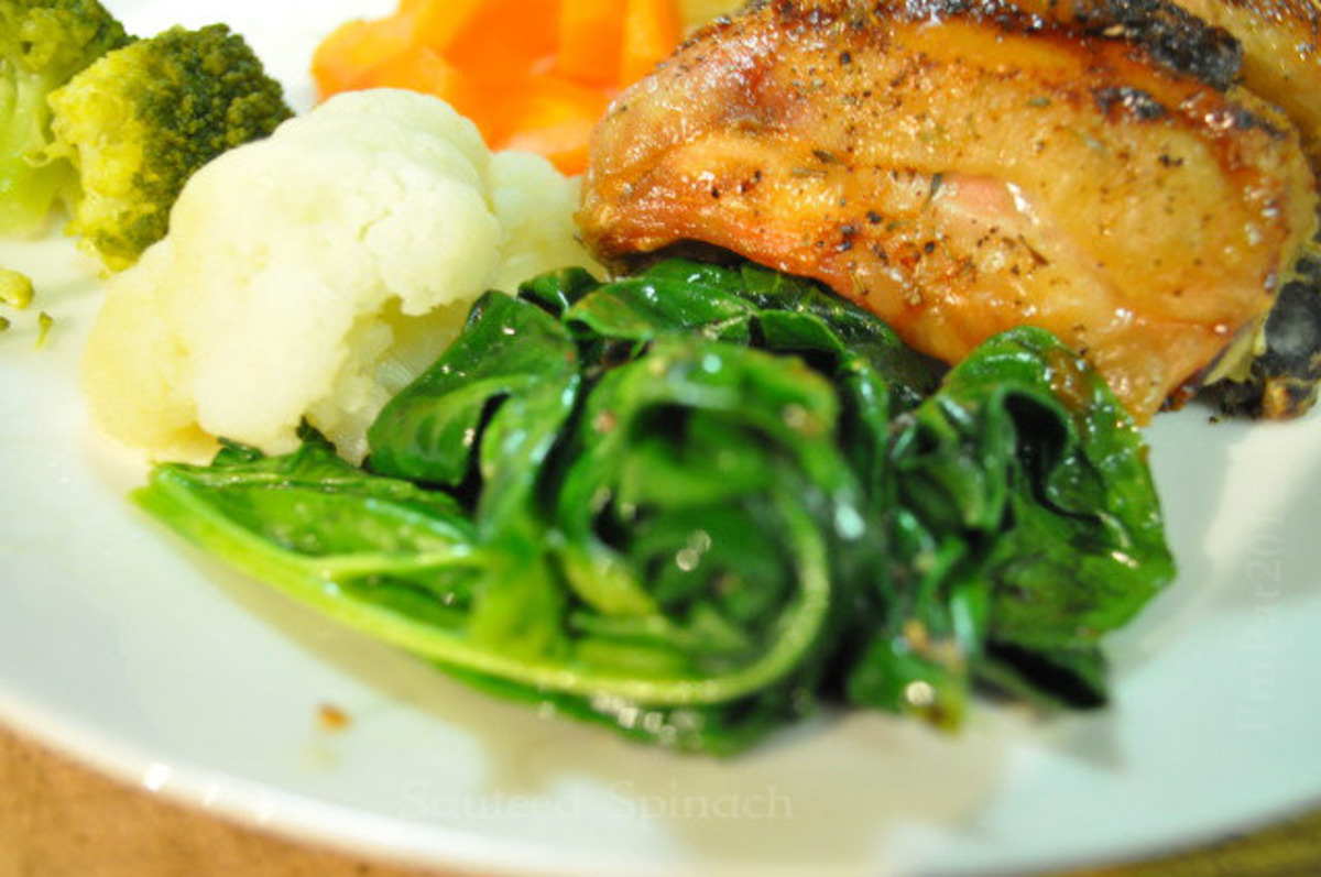 Teriyaki Sauteed Spinach-image