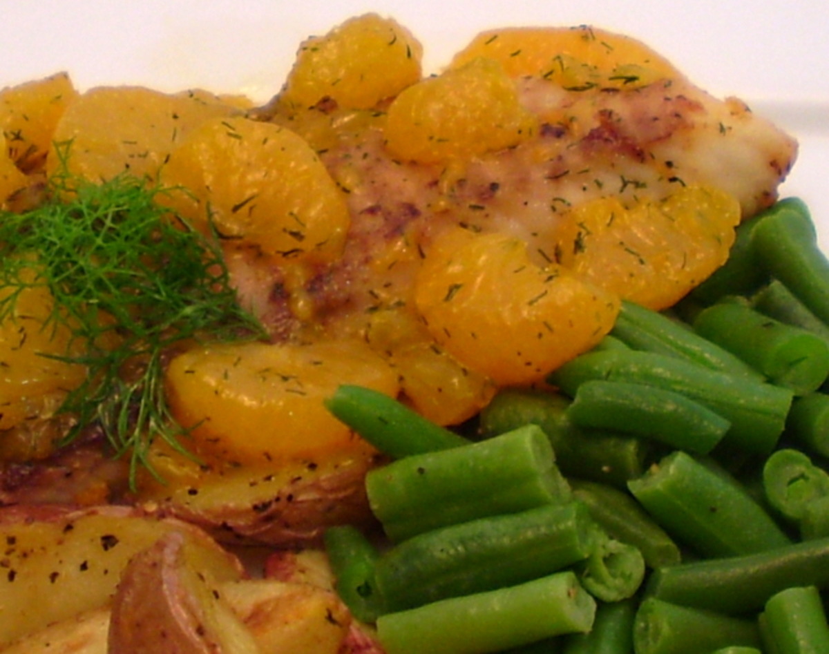 Fish With Mandarin And Dill Sauce Recipes