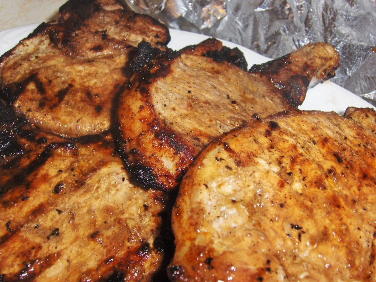 Grilled Margarita Pork Chops