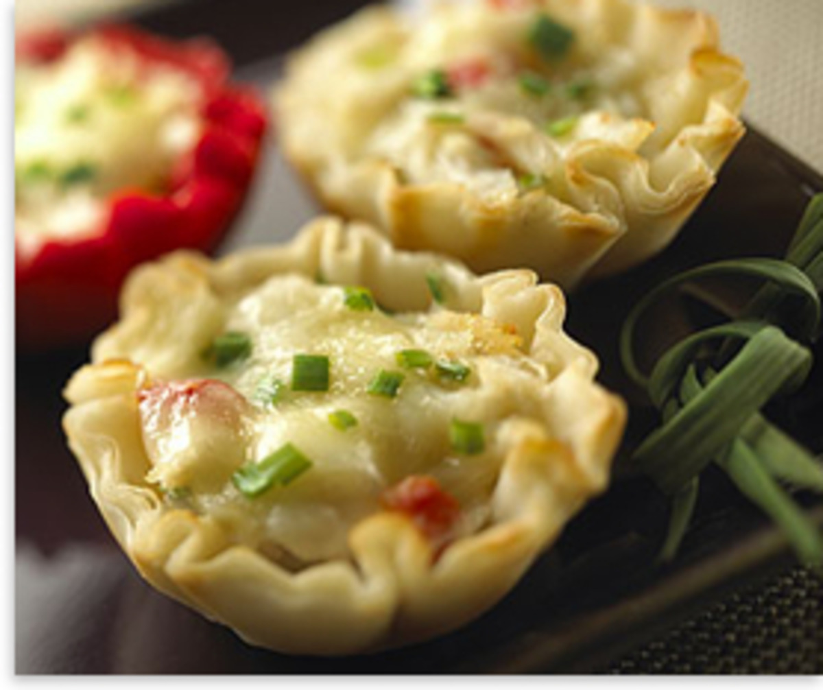 Baby Brie Crab Appetizers