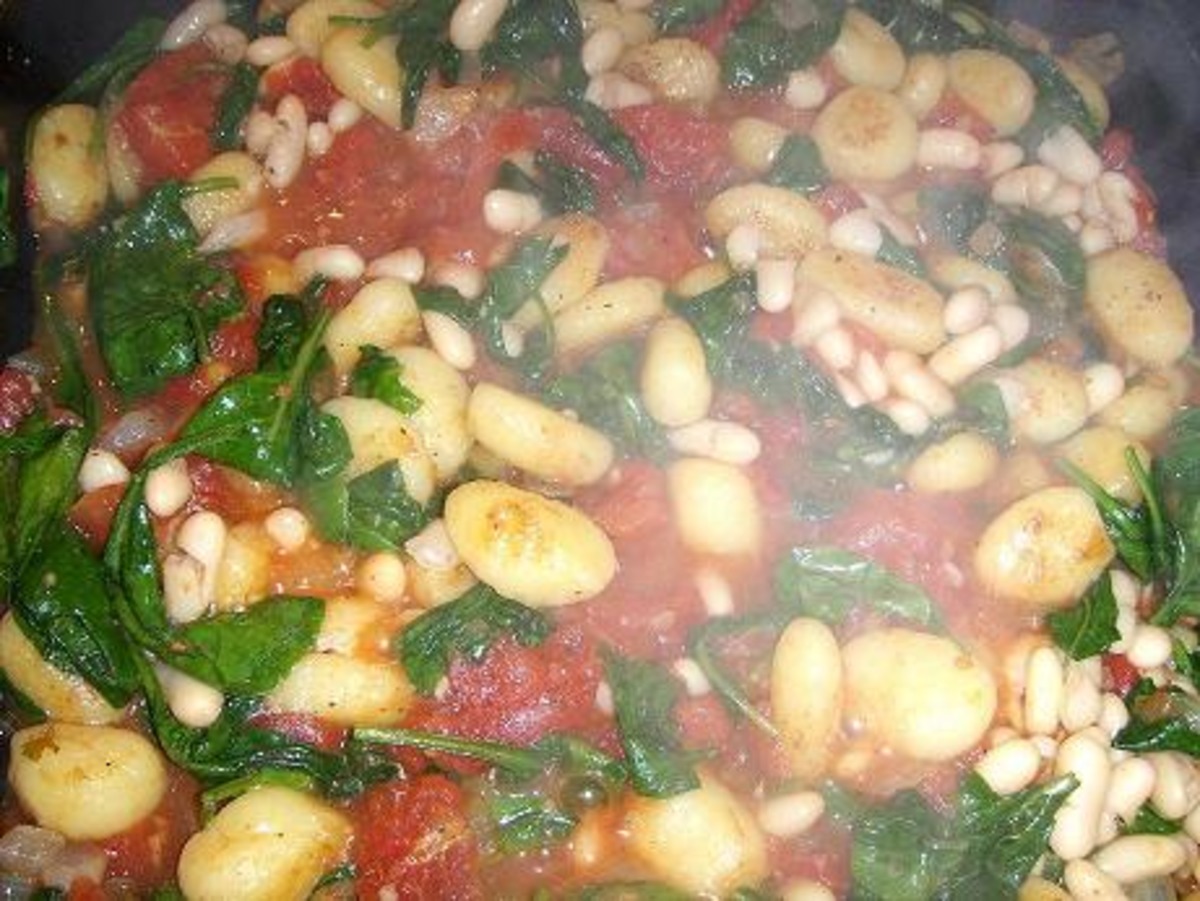 Skillet Gnocchi With Chard and White Beans Recipe
