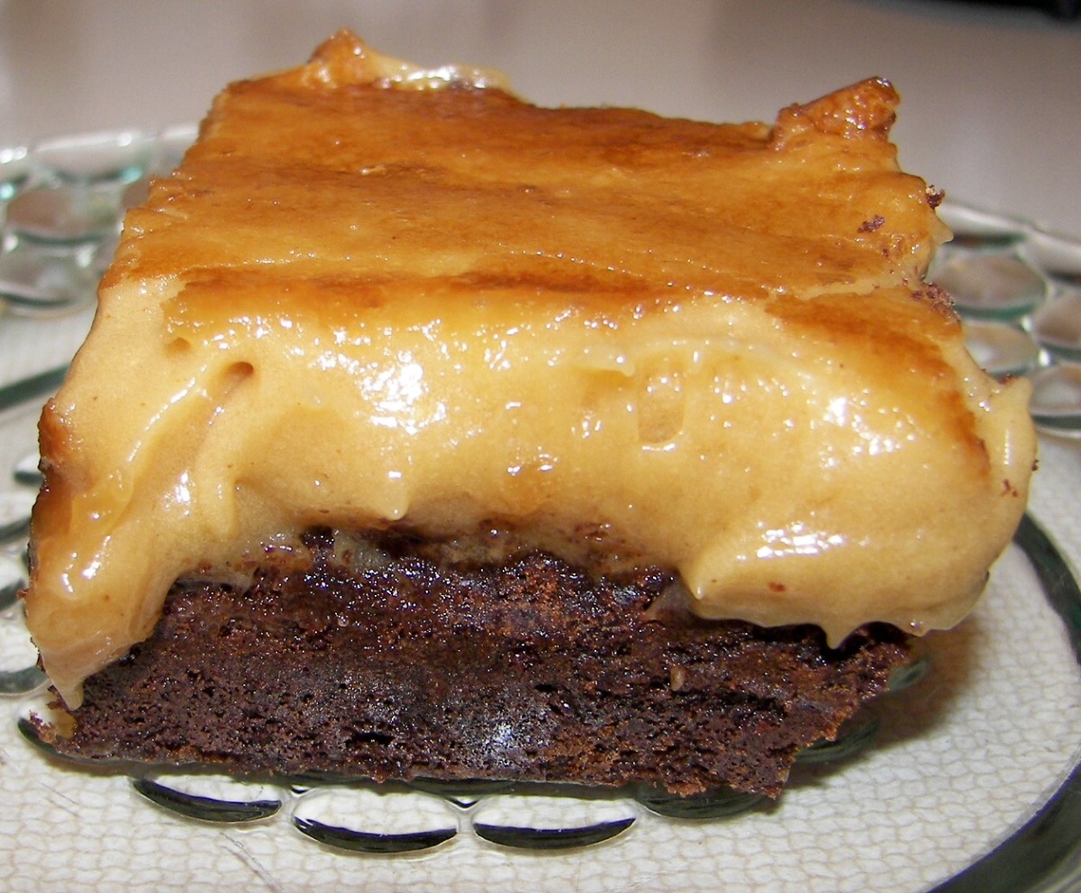 Broiled on Peanut Butter Topping for Cakes & Brownies_image