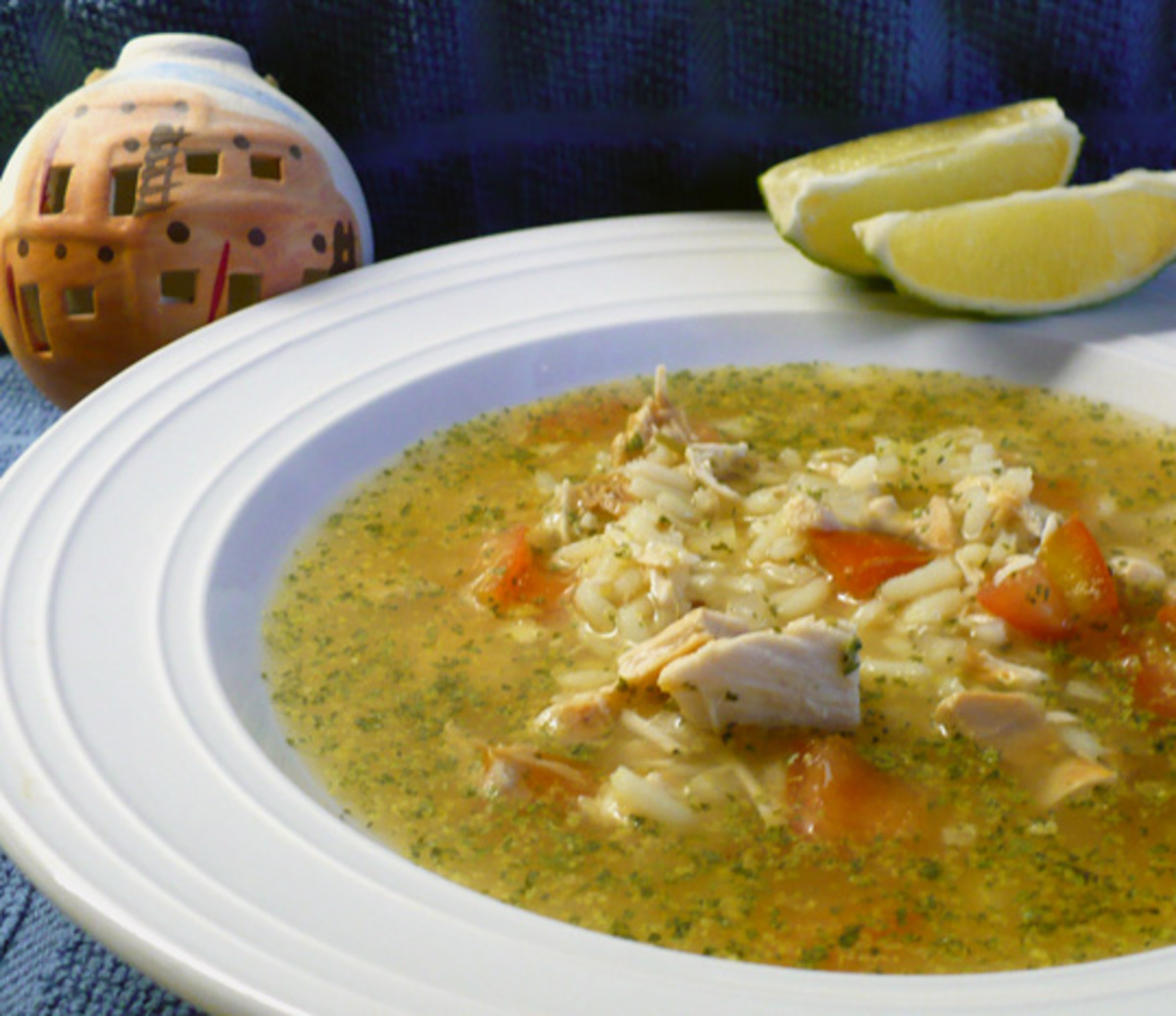 One Pot Mexican Chicken and Rice Soup - Healthy/GF