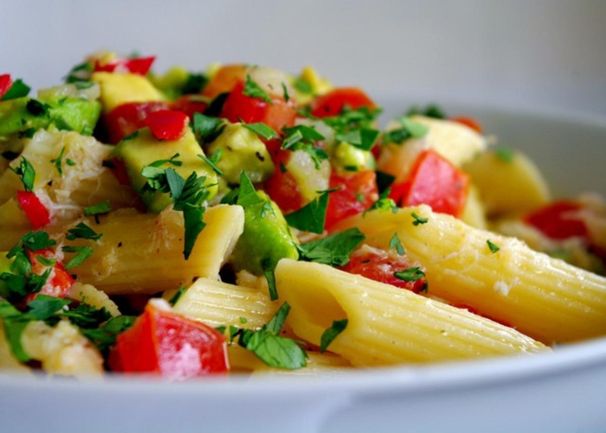 Admired Avocado and Crab Pasta image