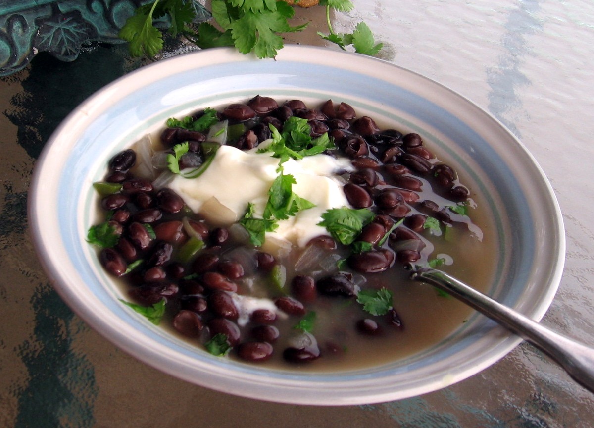 SlowCooker Black Bean Soup Recipe