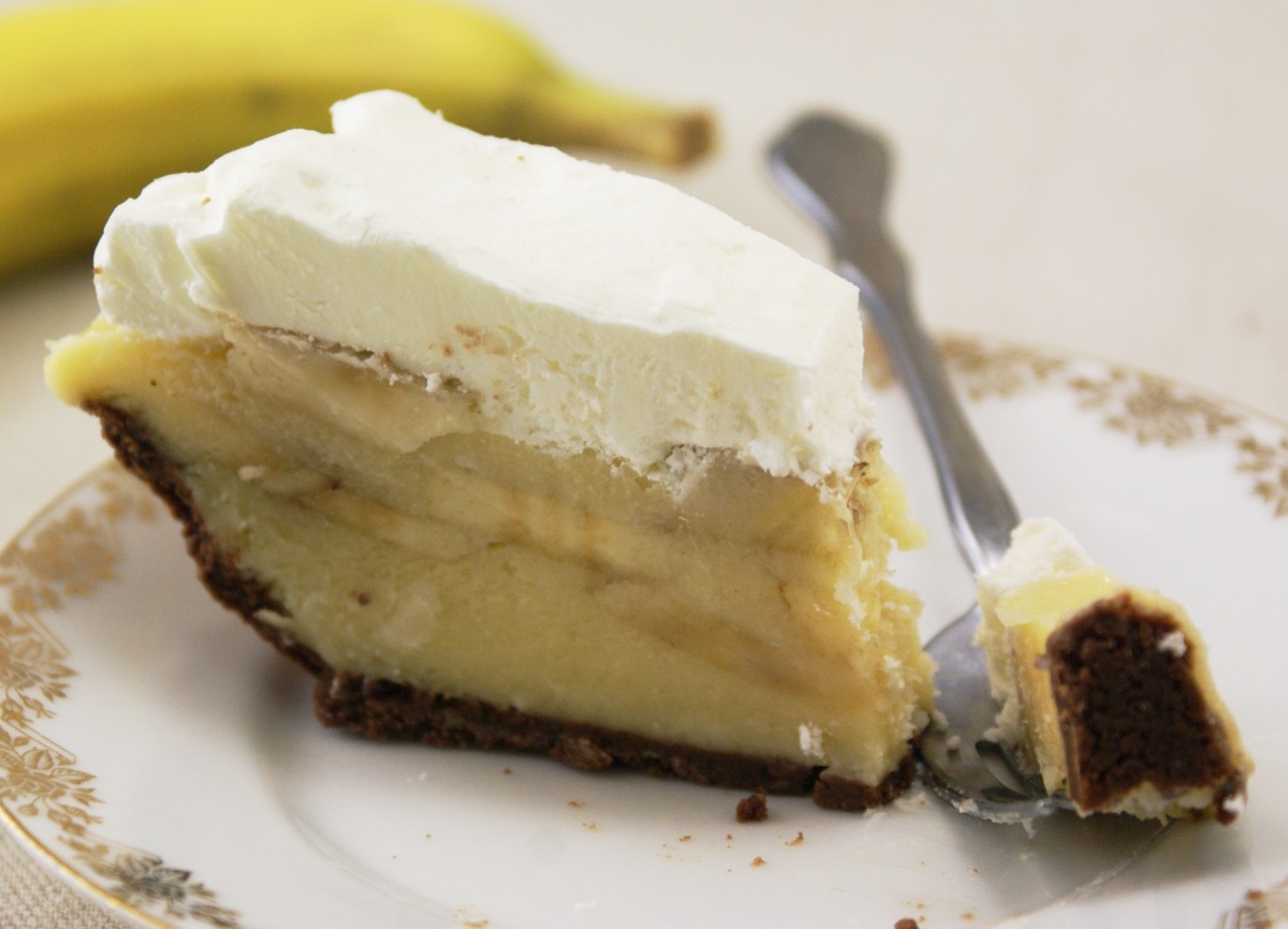 Whipped Topping Banana Cream Pie