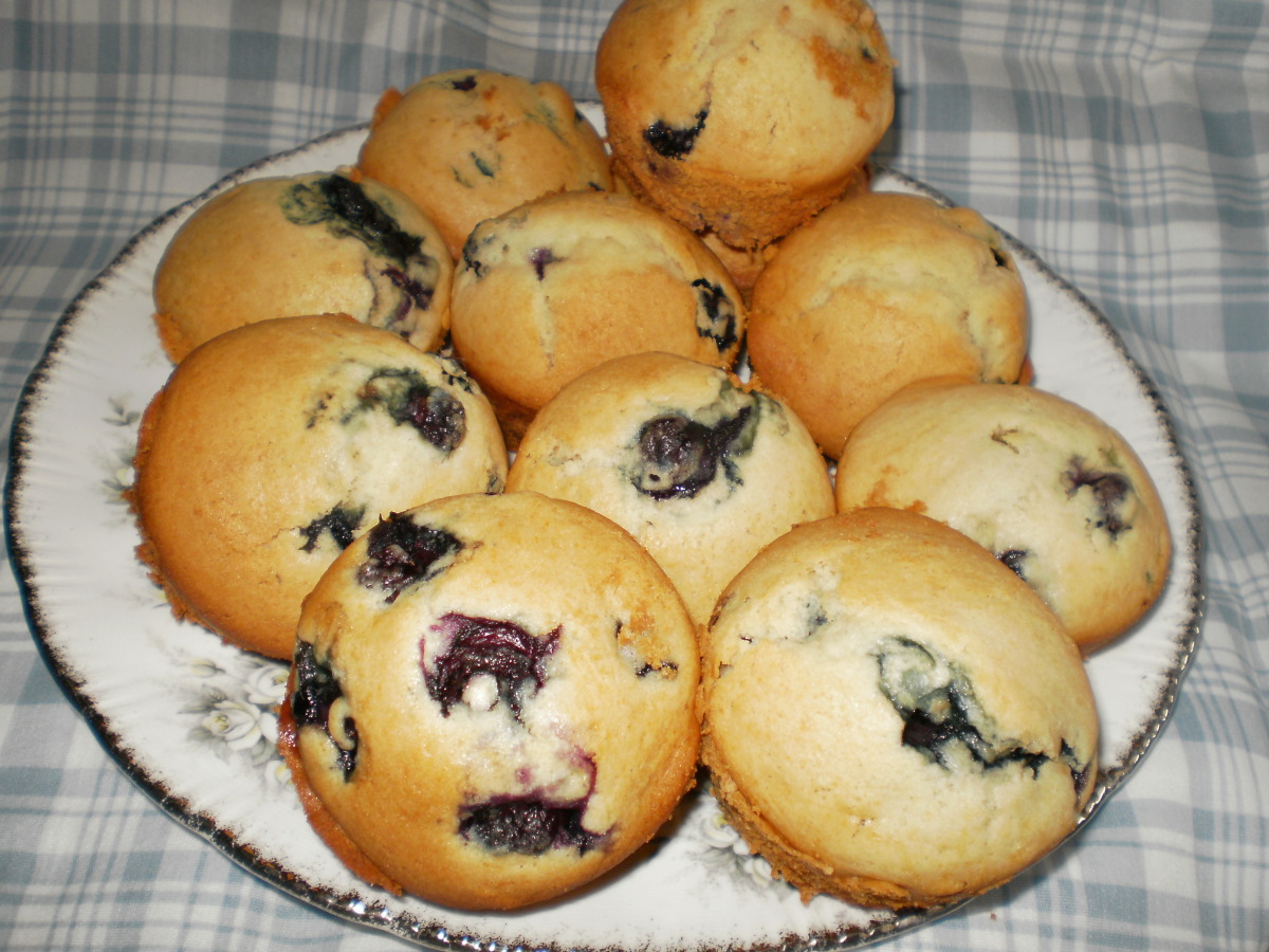 Blueberry Muffins (With Splenda)