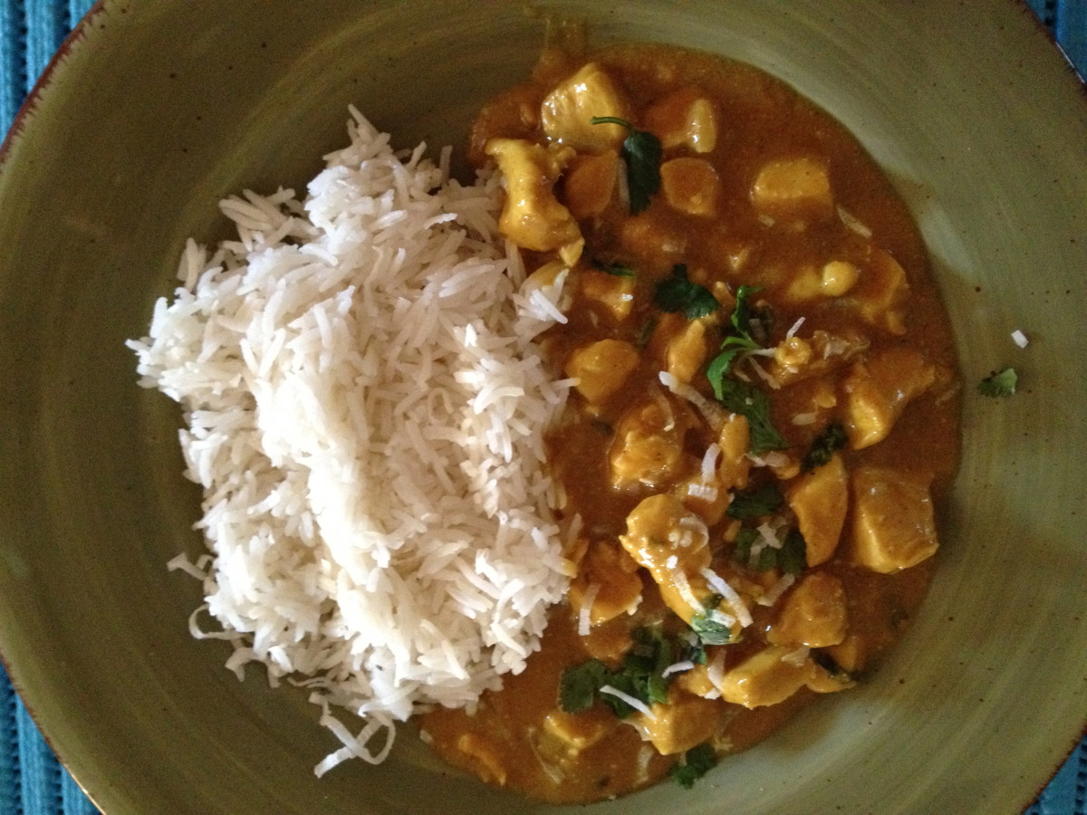 Curry Chicken with Coconut and Peanuts