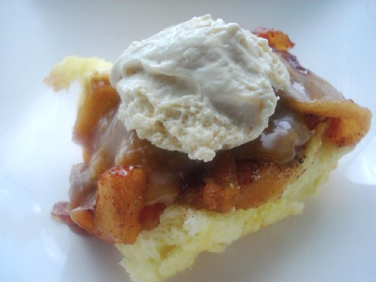 Baked Apple Pancake Dump Cake Recipe