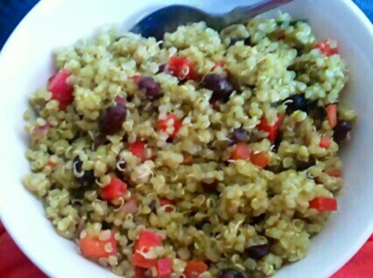Black Bean & Quinoa Salad With Cilantro Lime Vinaigrette image