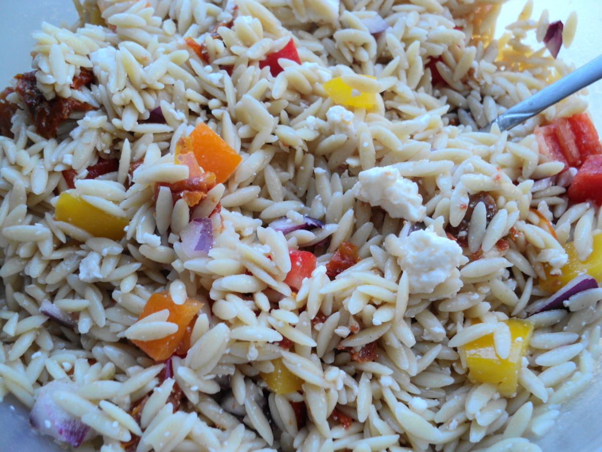 Picnic Orzo Pasta Salad_image